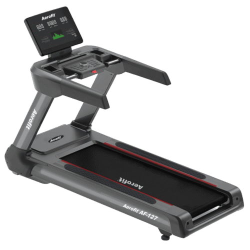 AF-127 Treadmill I Max User Weight: 180 kg I Max. Speed: 25 km/h I AC Motor With 10.0 HP Peak Duty I Smart Display