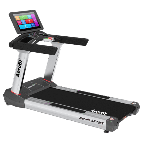 AF-105 TFT Treadmill I Wi-Fi & Bluetooth Supported I AC Motor with 10HP Peak Duty I Max. Speed: 22 km/h I Preferred for Gyms & Fitness Centers